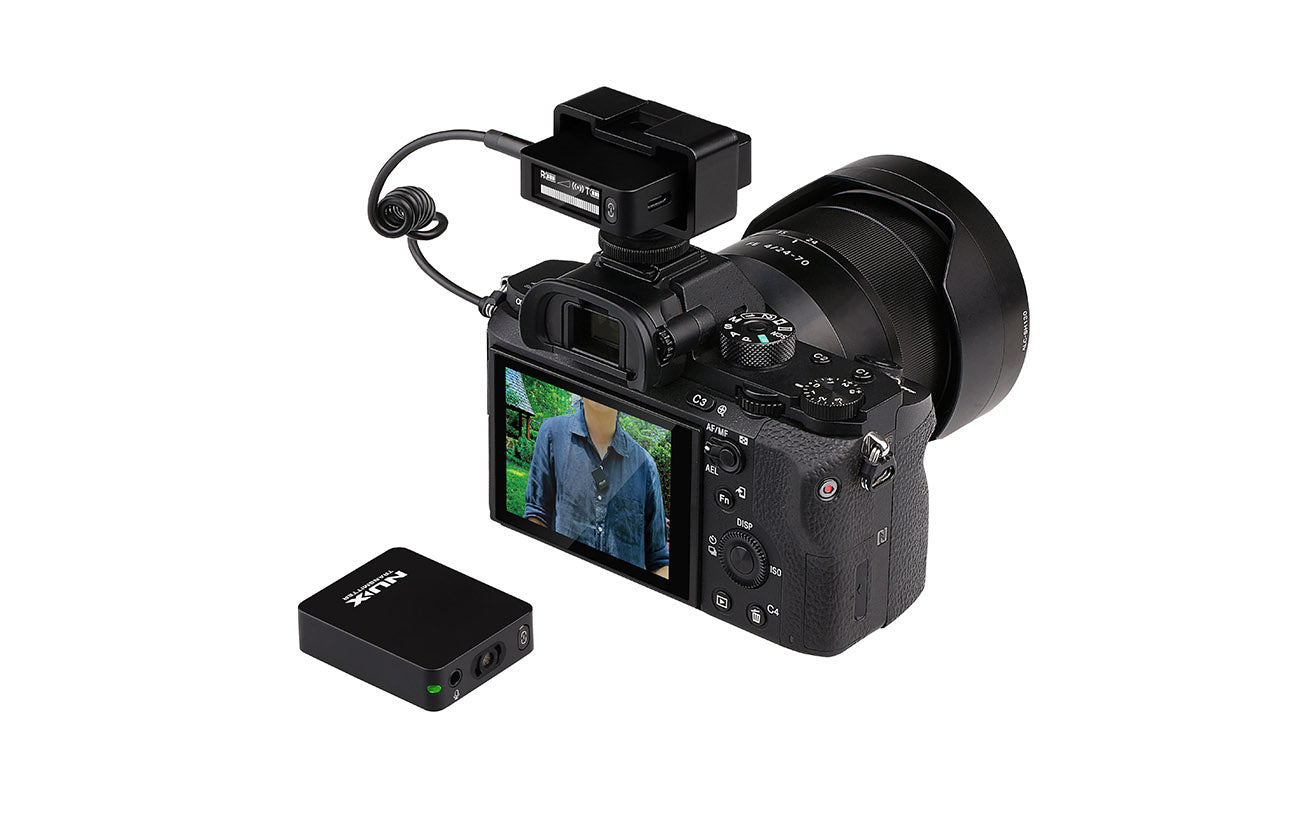NUX B-10 Vlog wireless microphone untuk content creator dan vlog