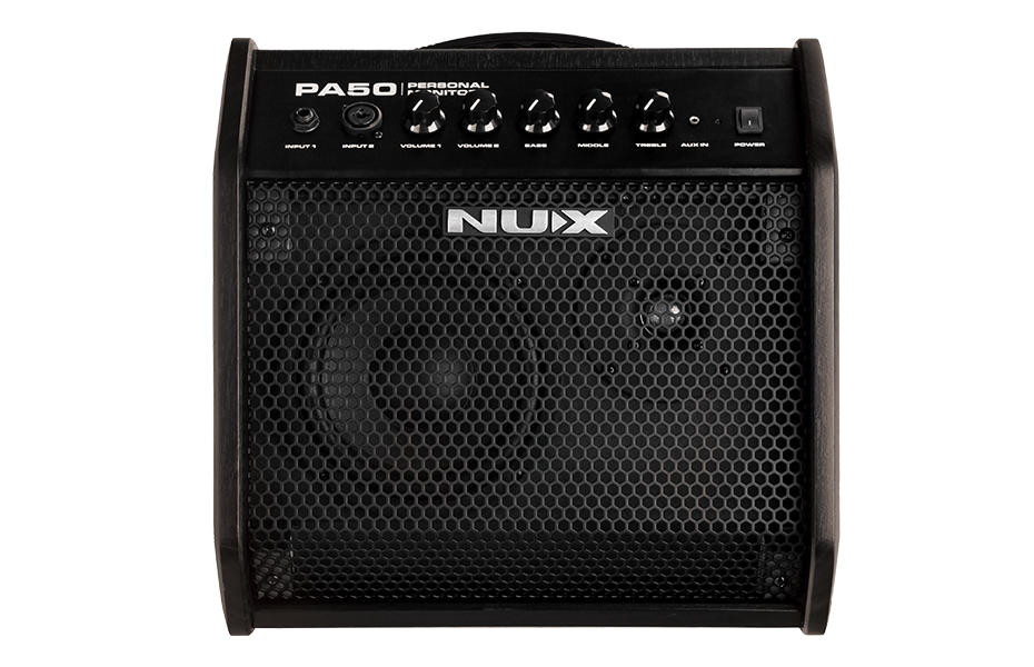 NUX PA-50 portable amplifier terbaik untuk gitar dan vokal suara jernih