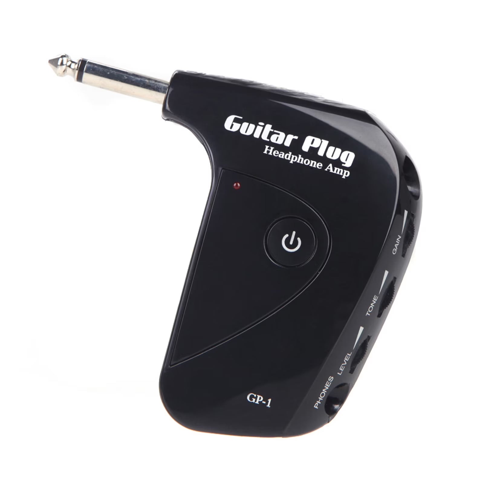 Portable guitar plug headphone amp for silent practice and personal monitoring