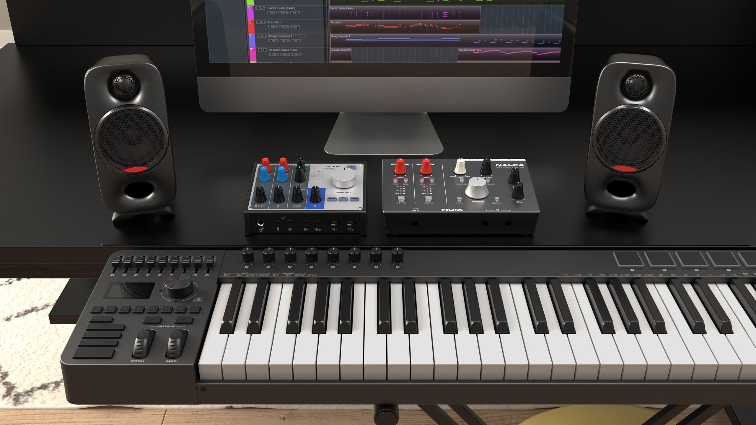 home studio dan recording setup untuk produksi audio terbaik