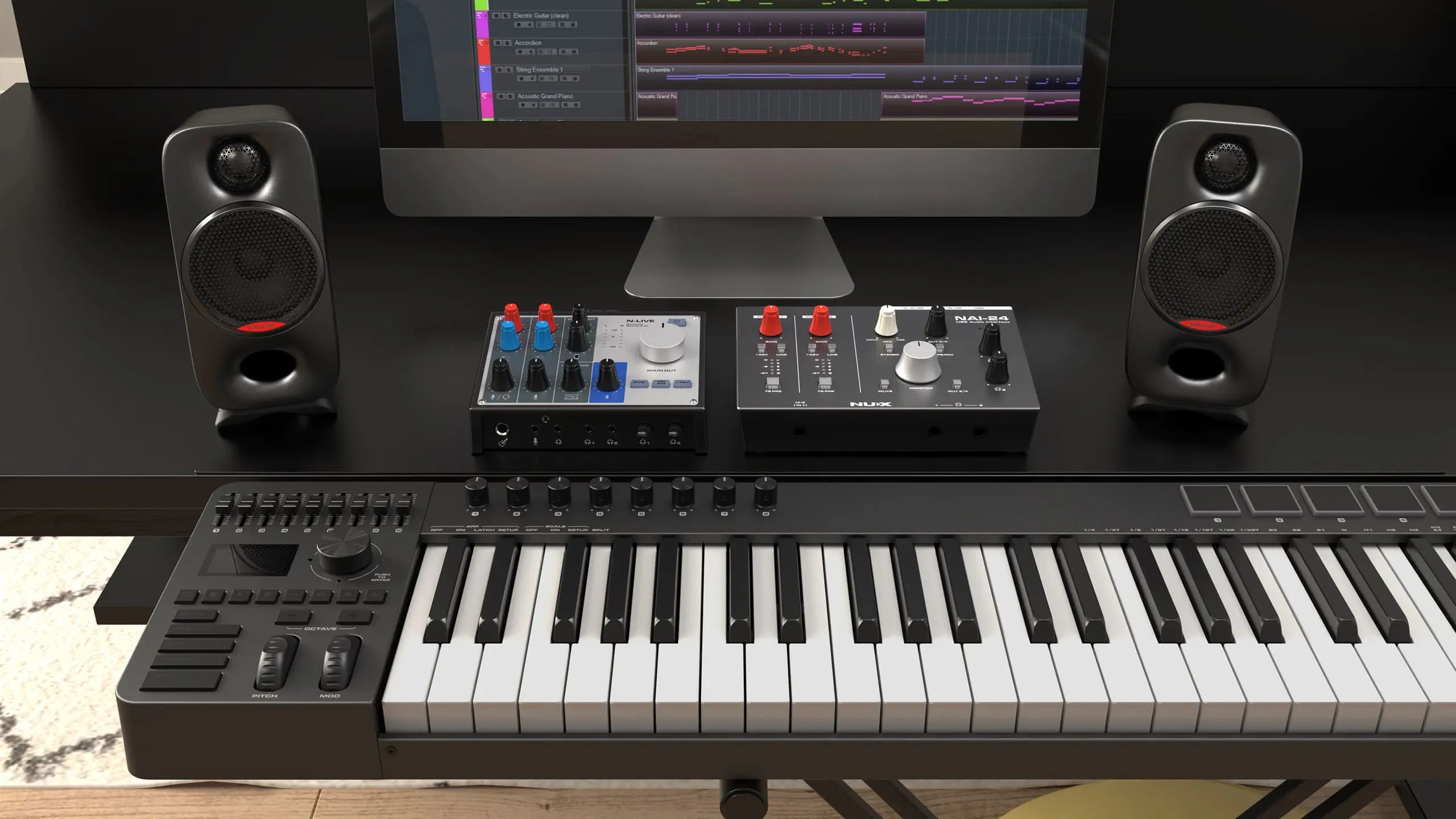 home studio dan recording setup untuk produksi audio terbaik