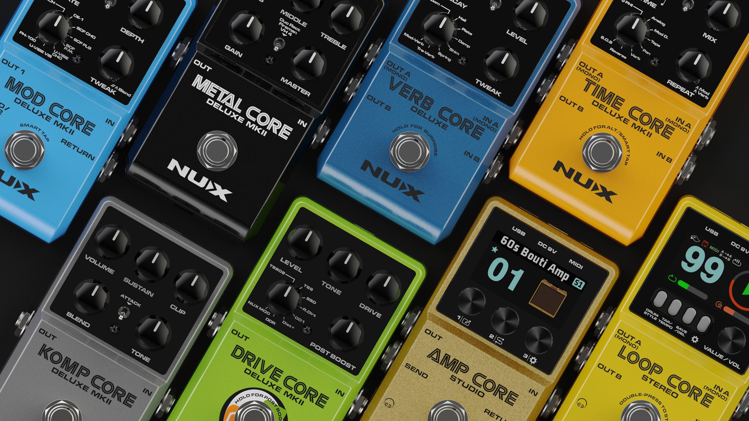 core series stompboxes dengan tone presisi dan dinamis