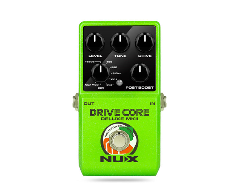 NUX Drive Core Deluxe MKII pedal overdrive distorsi gitar multi drive
