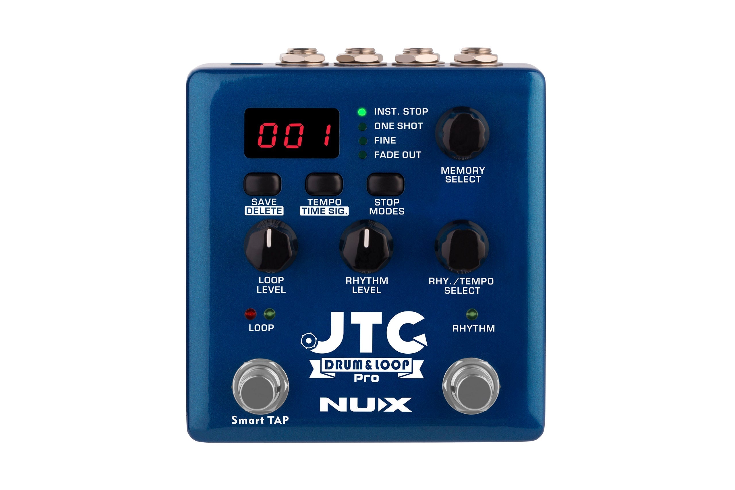 NUX JTC Drum Loop Pro looper pedal dengan drum machine gitar