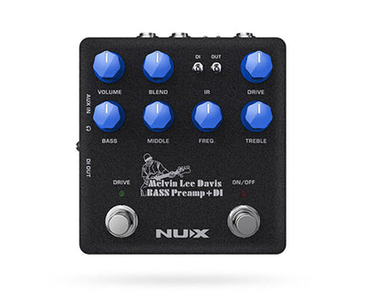 NUX MLD Bass Preamp DI pedal untuk tone bass dan direct output