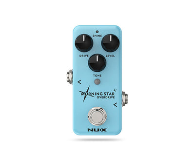 NUX Morning Star pedal overdrive gitar clean boost transparan