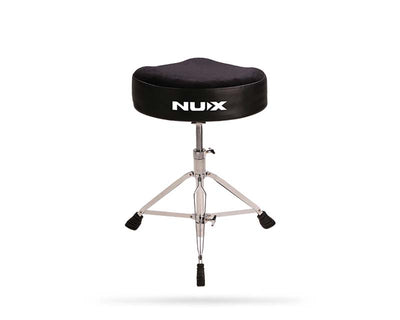 NUX Drum Throne with ergonomic design and stable seating support