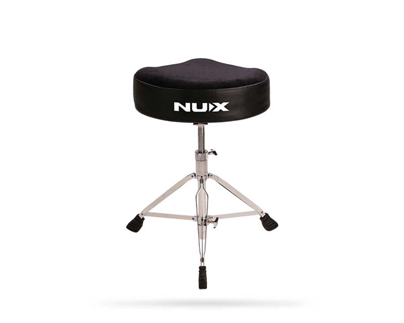 NUX Drum Throne with ergonomic design and stable seating support