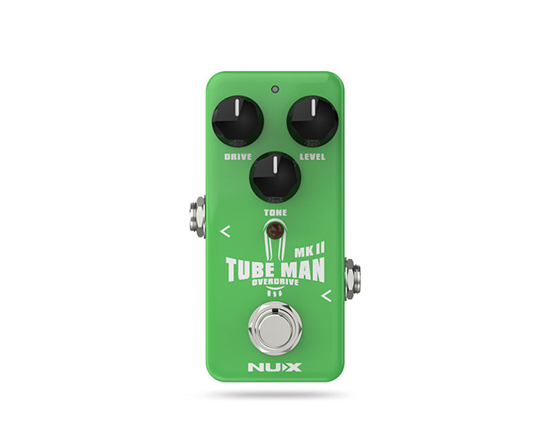 NUX Tube Man MKII pedal overdrive gitar dengan tube amp tone