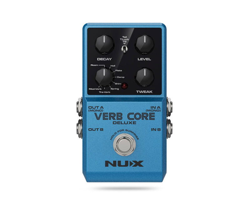 NUX Verb Core Deluxe pedal efek gitar terbaik untuk multi reverb ambience