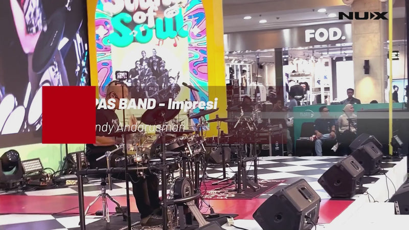 Sandy Andarusman, drummer PAS dan Official NUX Artist Indonesia